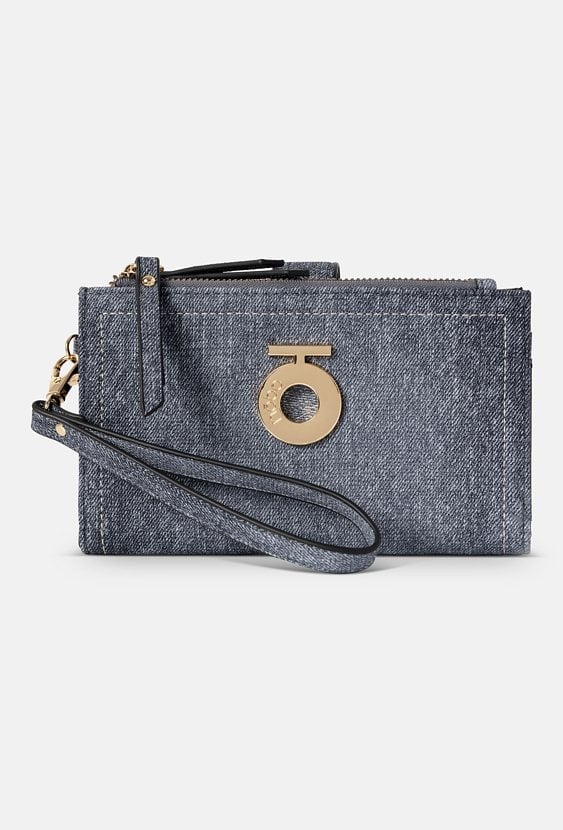 Portfel NOBO z dwoma kieszeniami denim