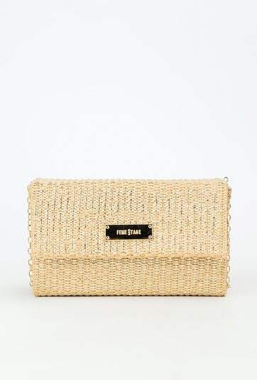 Wizytowa torebka z klapą