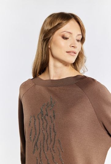 Połyskująca sukienka damska