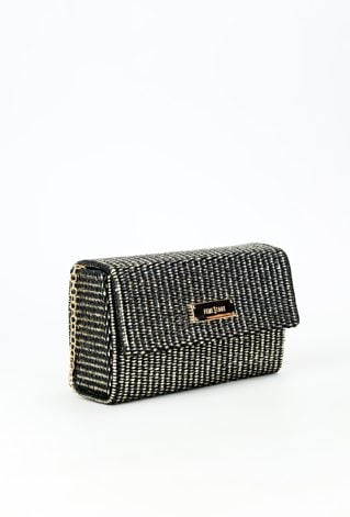 Wizytowa torebka z klapą