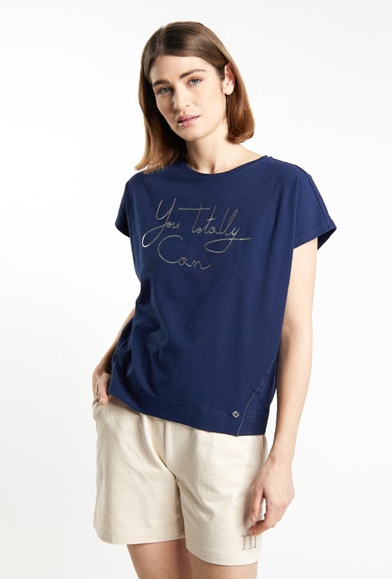 T-shirt damski z napisem