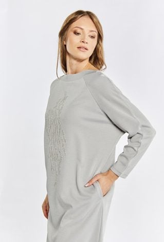 Połyskująca sukienka damska