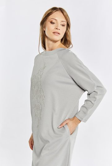 Połyskująca sukienka damska