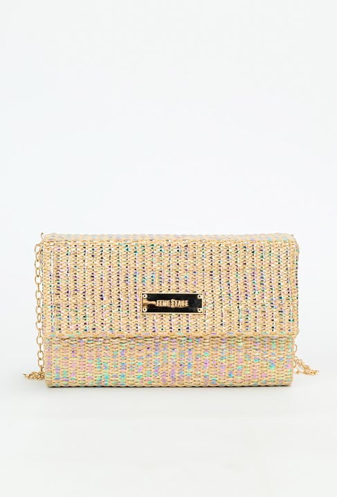 Wizytowa torebka z klapą