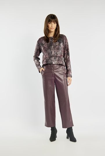 Spodnie z wysokim stanem