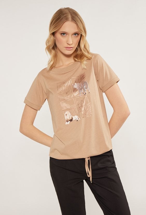 T-shirt z motywem zwierzęcym