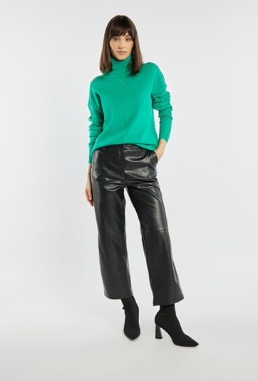 Spodnie z wysokim stanem