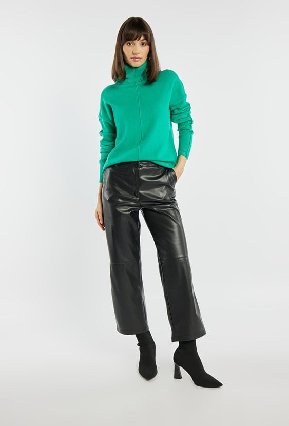 Spodnie z wysokim stanem