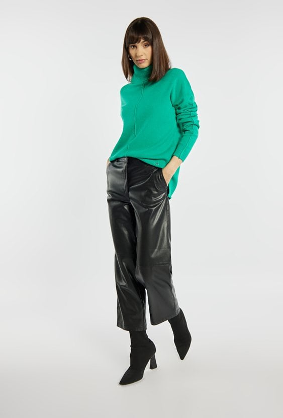 Spodnie z wysokim stanem