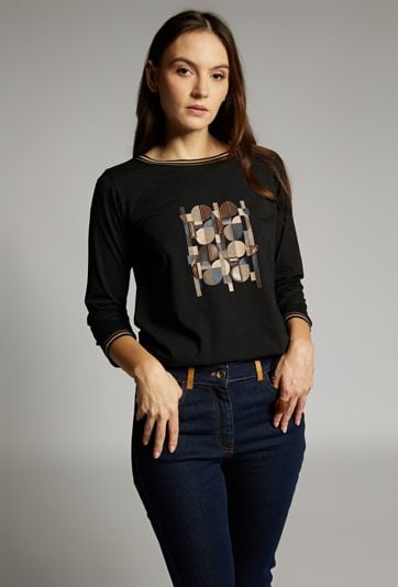 T-shirt z wiązaniem