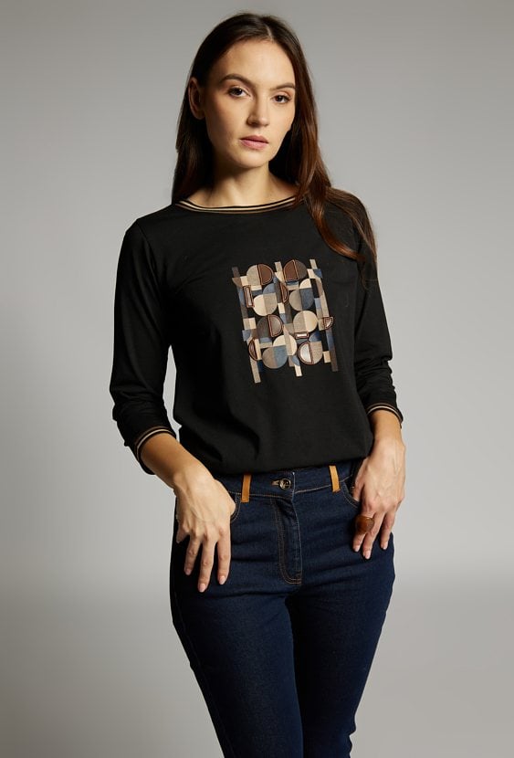 T-shirt z wiązaniem