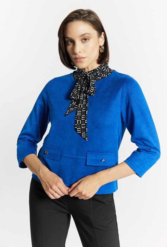 Bluza z imitacji zamszu