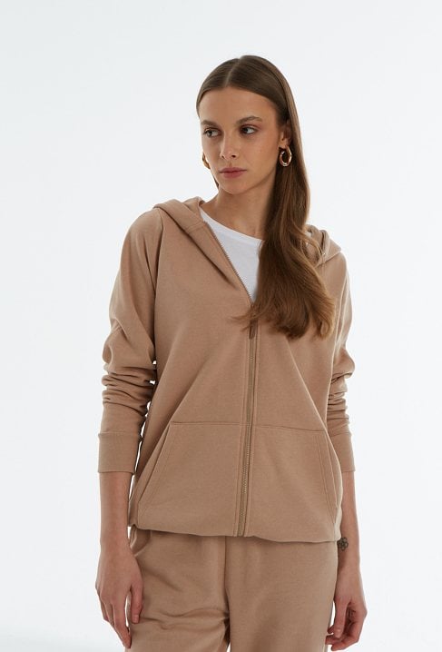 Rozpinana bluza z kapturem