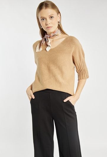 Damski sweter z wiskozą