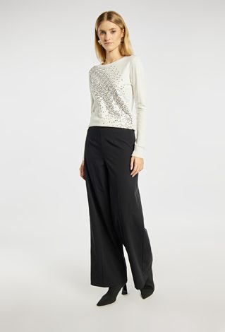 Sweter z cekinami