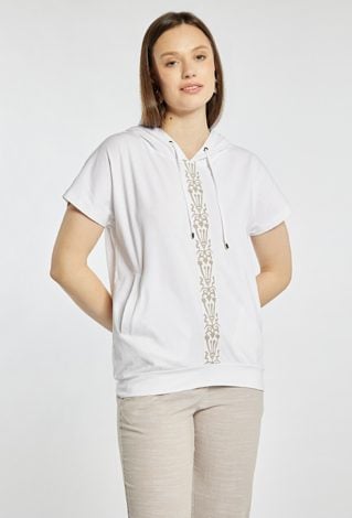 T-shirt z kapturem