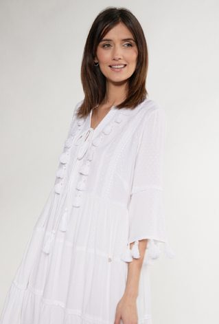 Ażurowa sukienka damska