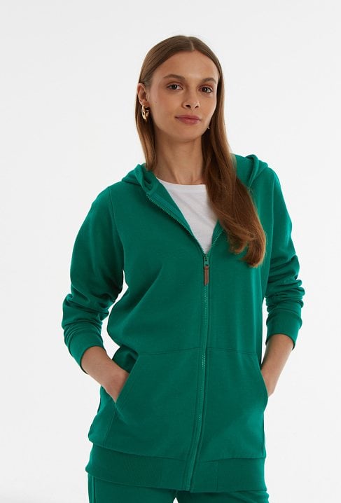 Rozpinana bluza z kapturem