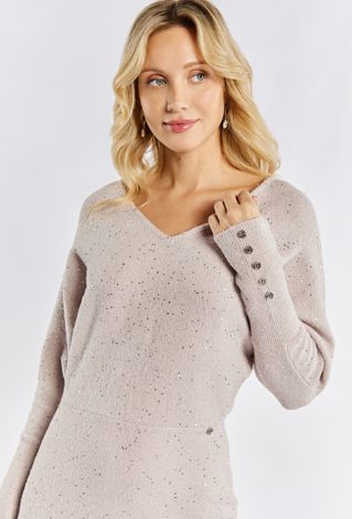 Sukienka damska z połyskiem