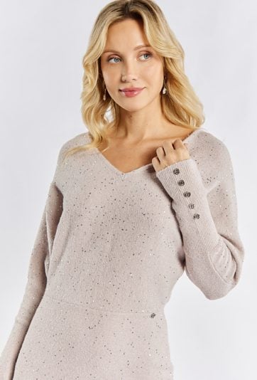 Sukienka damska z połyskiem