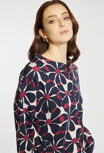 Bluza z kwiatowym wzorem