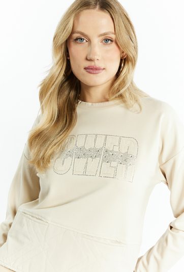 Bluza damska z aplikacją