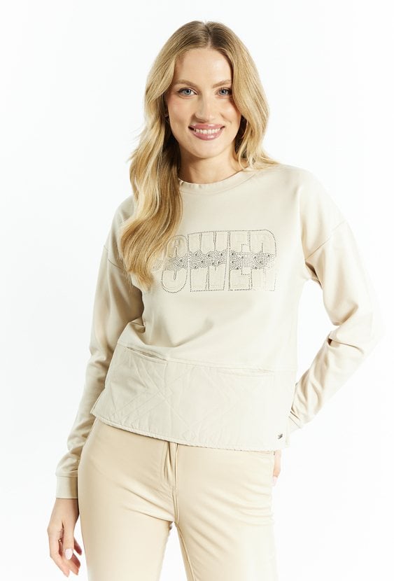 Bluza damska z aplikacją