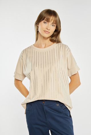 Stylowy T-shirt damski