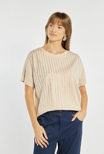 Stylowy T-shirt damski