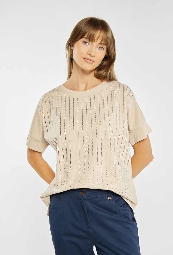 Stylowy T-shirt damski