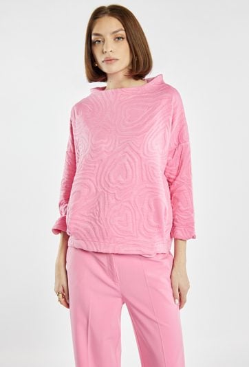 Bluza damska z delikatnym wzorem