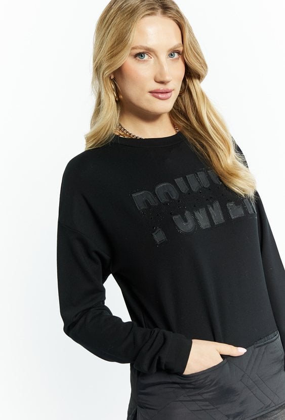 Bluza damska z aplikacją