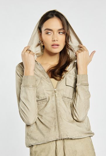 Bluza damska z efektem sprania