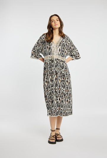 Sukienka midi w stylu boho