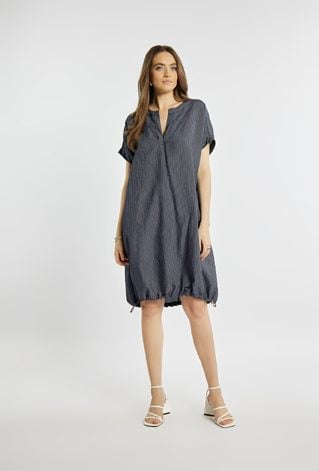 Luźna sukienka z wiskozy