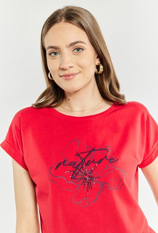 Bawełniany T-shirt damski