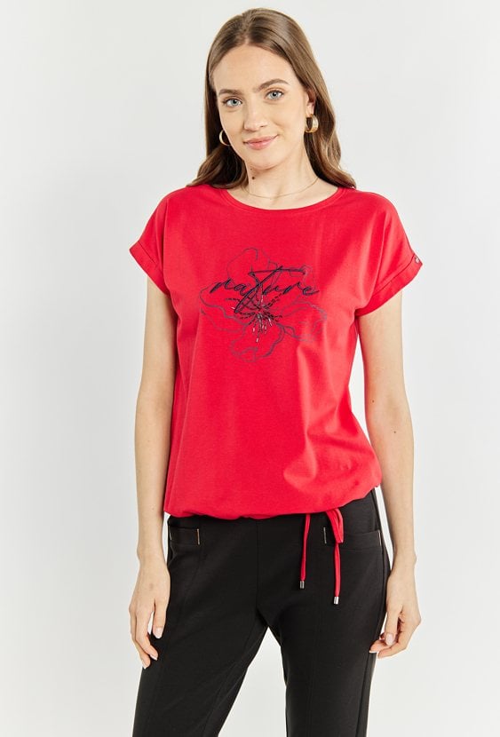 Bawełniany T-shirt damski