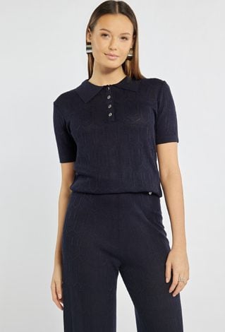 Elegancki sweter polo