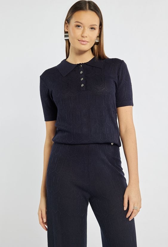 Elegancki sweter polo