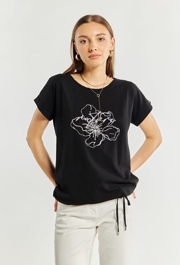 Bawełniany T-shirt damski