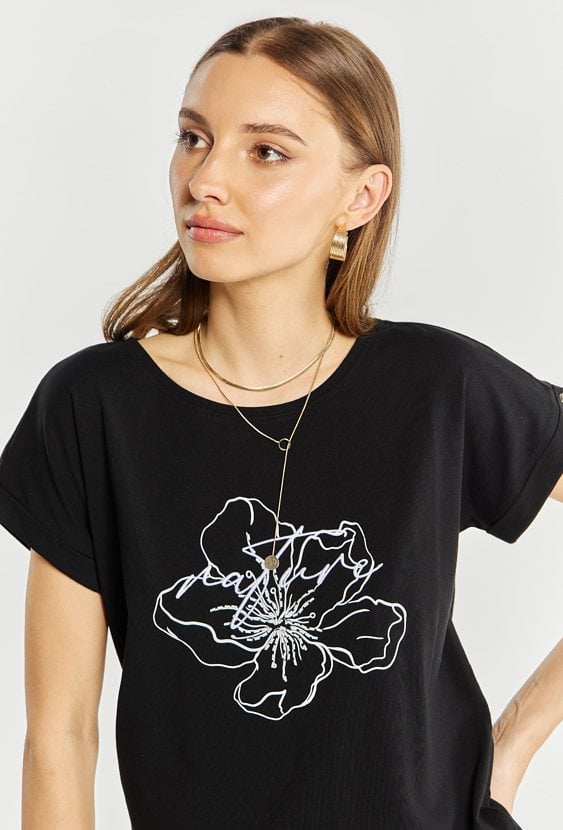 Bawełniany T-shirt damski