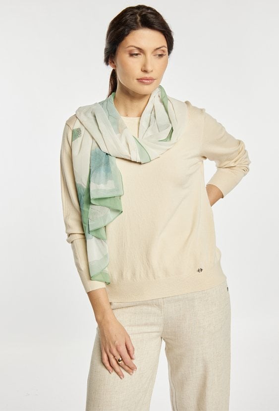 Gładki sweter damski