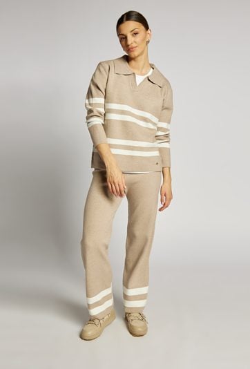 Sweter damski w paski