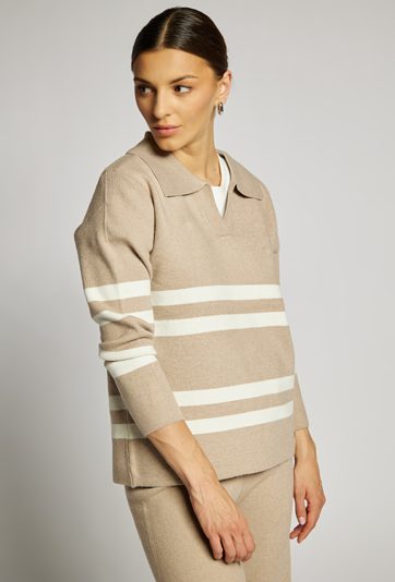 Sweter damski w paski