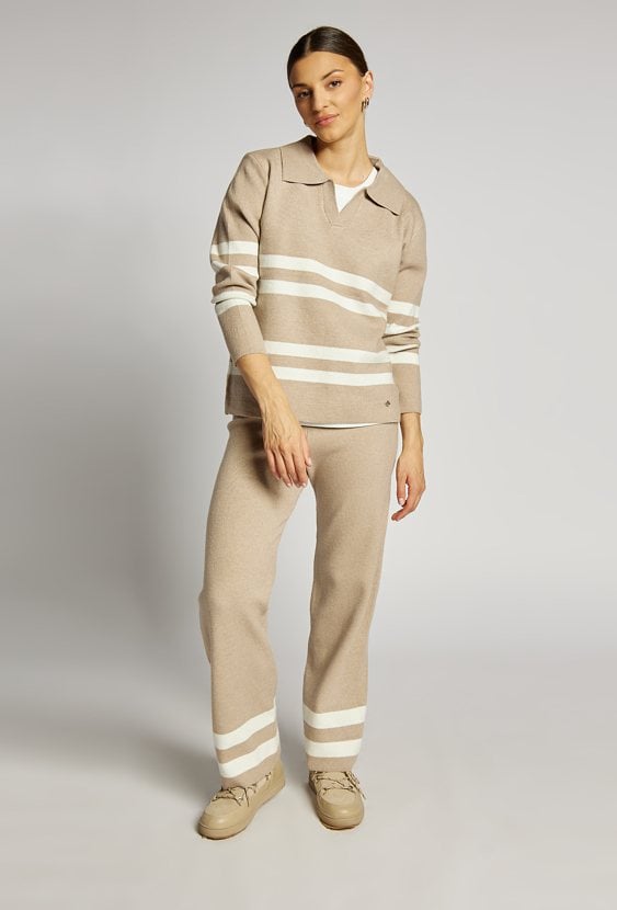 Sweter damski w paski