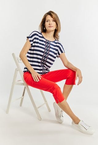 T-shirt damski z wiskozy