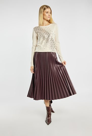 Sweter z cekinami