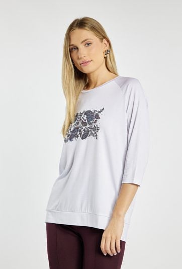 T-shirt z rękawem 3/4