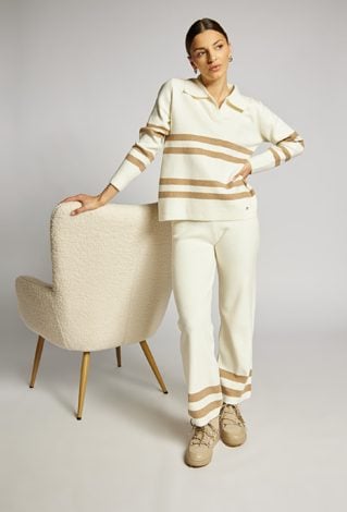 Sweter damski w paski