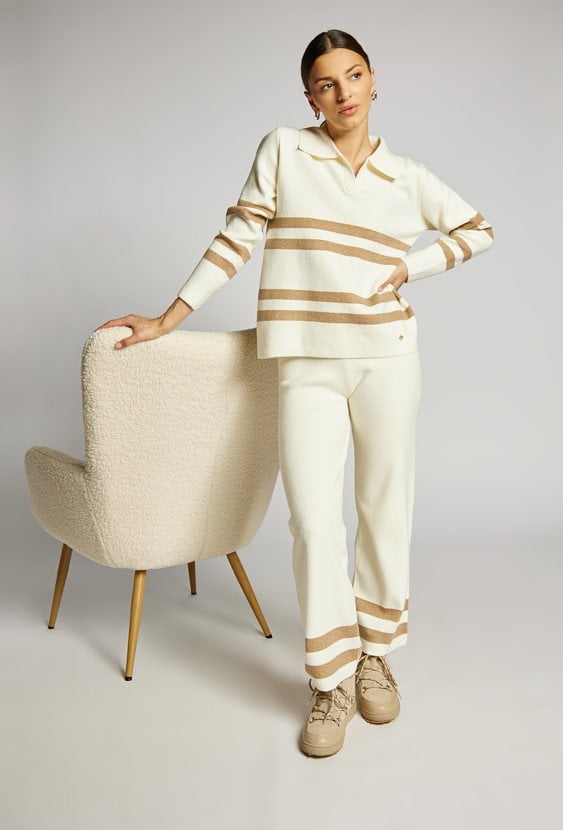 Sweter damski w paski